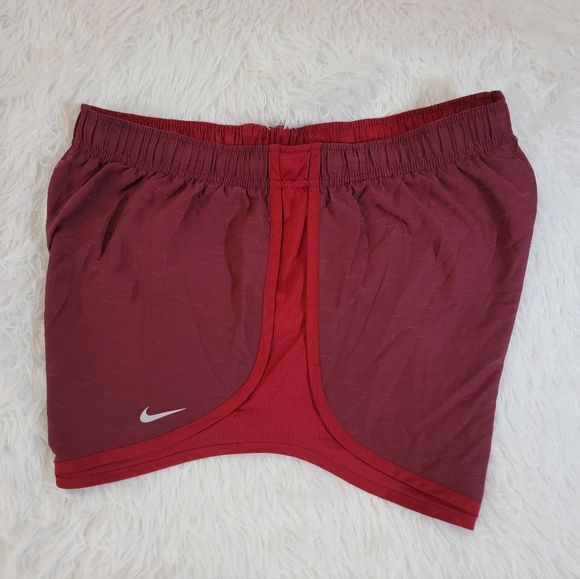 Nike Women's Burgundy Athletic Shorts - Picture 4 of 8